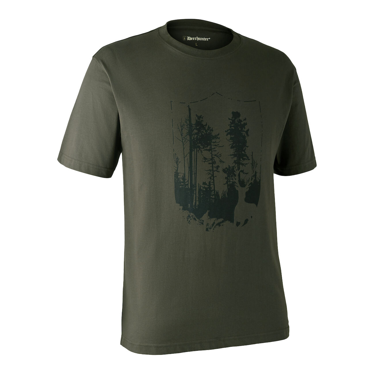 Kjøp Deerhunter T-Skjorte med Logo fra Hekta på tur!