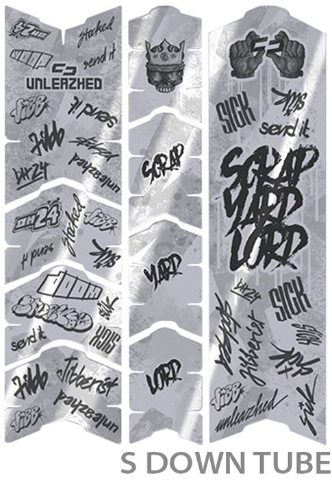 Unleazhed Unscratch Frame Rahmenschutzfolie - Downhill24 Glossy kaufen | Bike-Discount