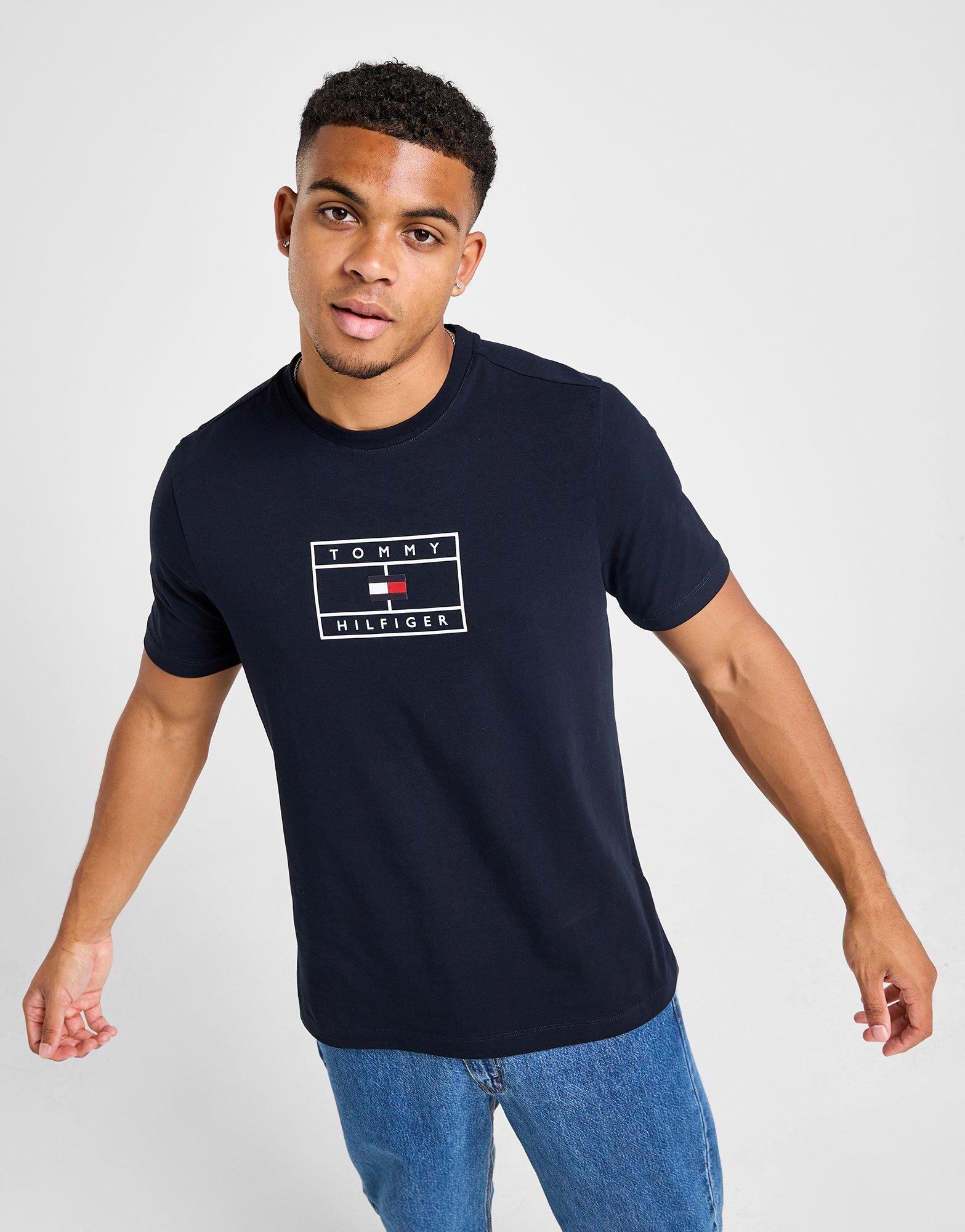 Tommy Hilfiger T-shirt Large Flag Graphique Homme