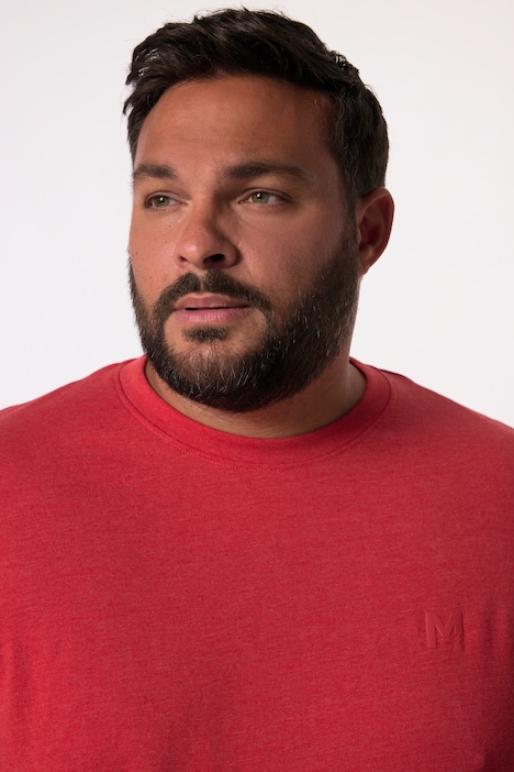 Men+ Langarmshirt, Bauchfit, Spezialschnitt, Basic, Rundhals, bis 8 XL