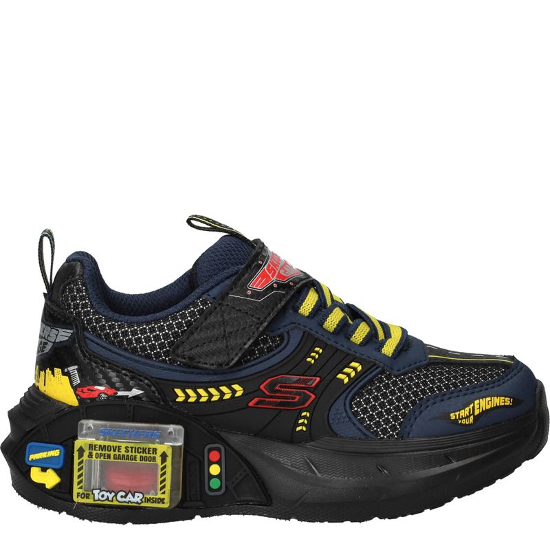 Skechers Garage Sneakers Blauw Jongens