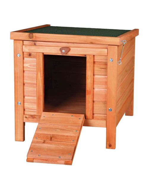 Trixie Natura Knaagdier\/Konijnenhuis - Kooi Accessoire - 42x43x51 cm Bruin