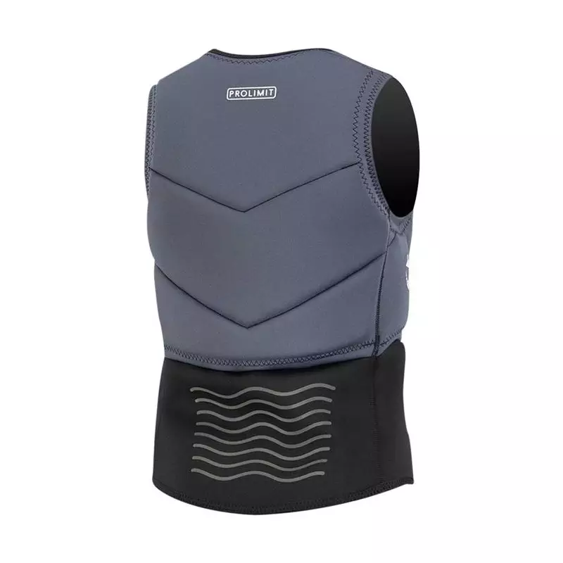 Gilet impact kitesurf/windsurf PROLIMIT PureGirl Slider Vest Half PaddedFrontzip Black