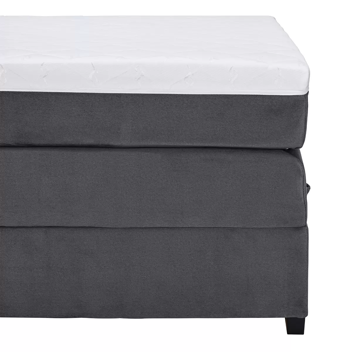 Boxspringbett Tommy 100x200 Graphit