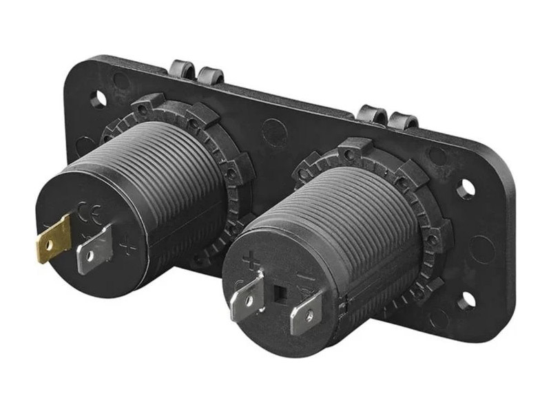 ProPlus 12V stopcontact en snelle USB laders inbouwkit