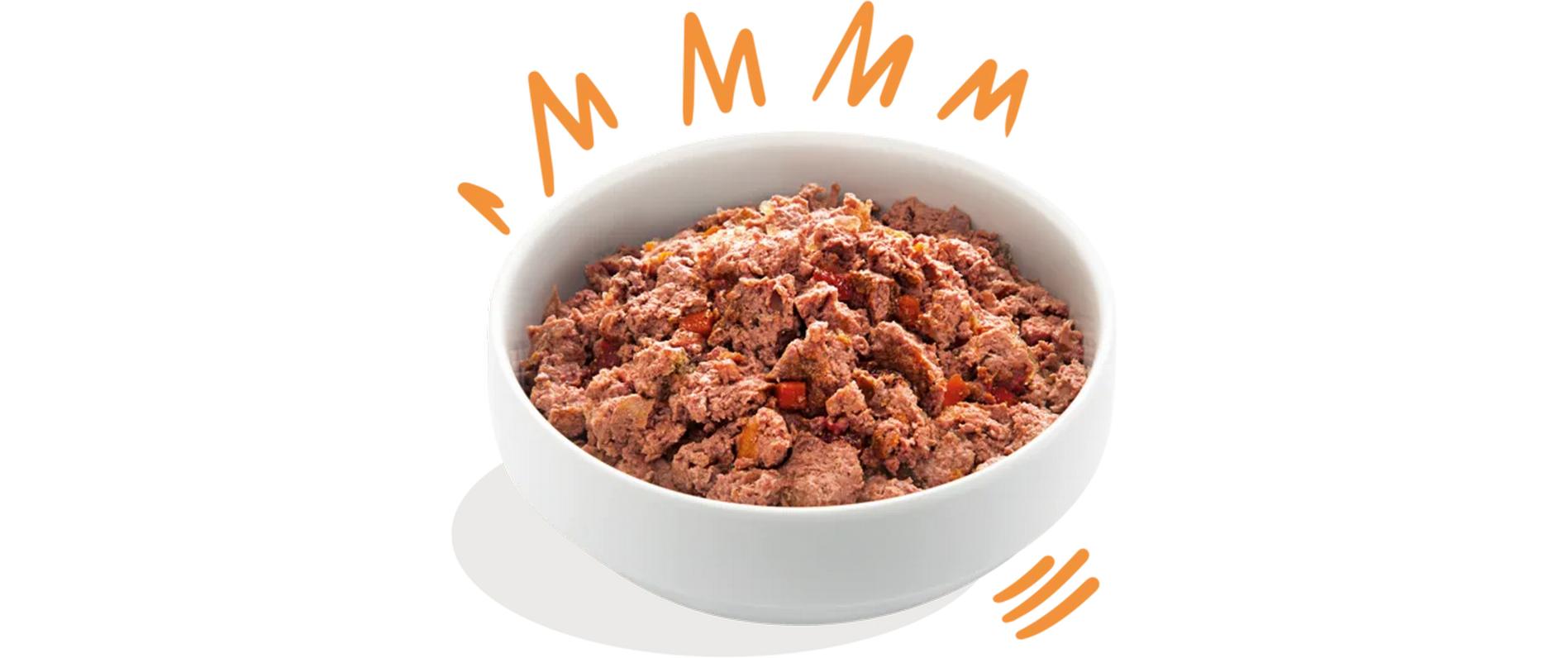 Nassfutter Adult Huhn + Truthahn, 6 x 400 gAlleinfuttermittel für ausgewachsene Hunde