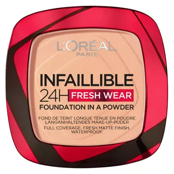Base em Pó L'Oréal Paris Infallible 24H Fresh Wear nº 245 Mel Dourado 9g