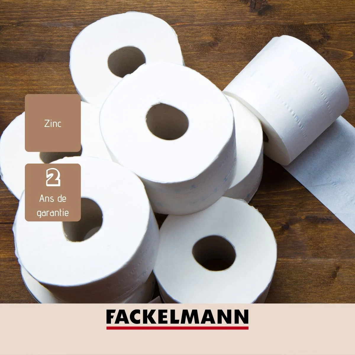 Support papier toilette noir mat New York Fackelmann