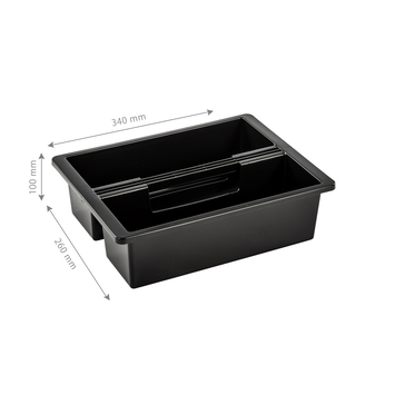 Lade Heavy Duty voor stapelbox zwart