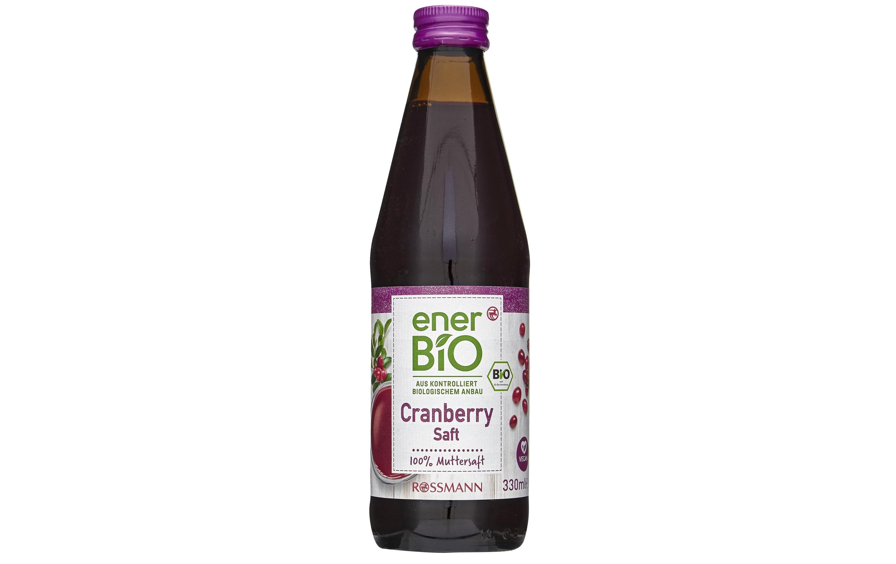 Bio Saft Cranberry 330 mlBiologisch zertifizierter Obstsaft aus 100% Cranberry