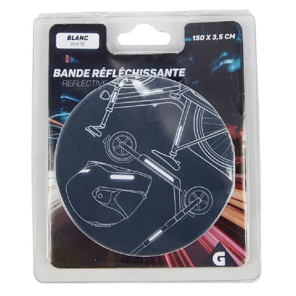 Bande réfléchissante adhésive blanche 1,5m