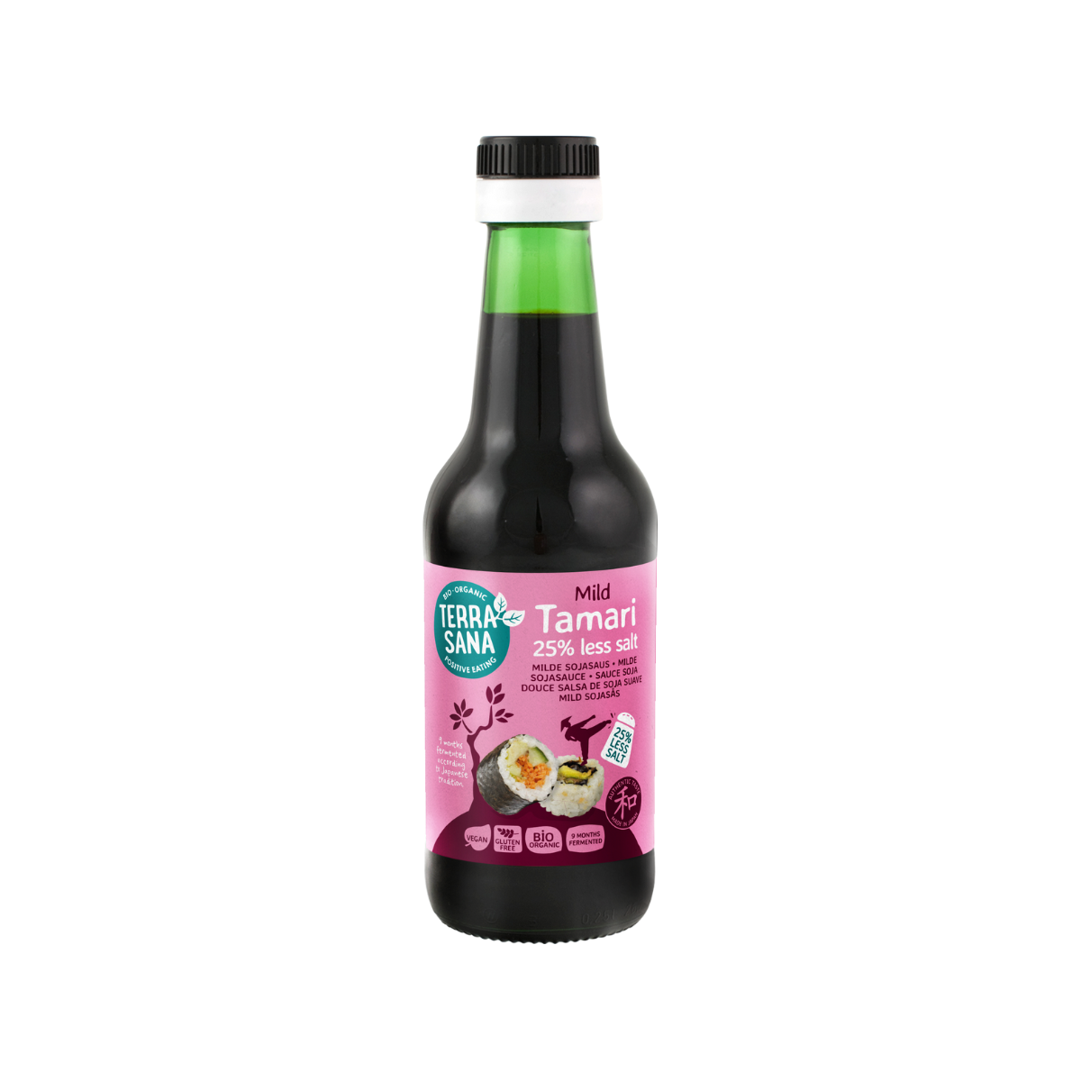 Terrasana Milde tamari minder zout 250 ml