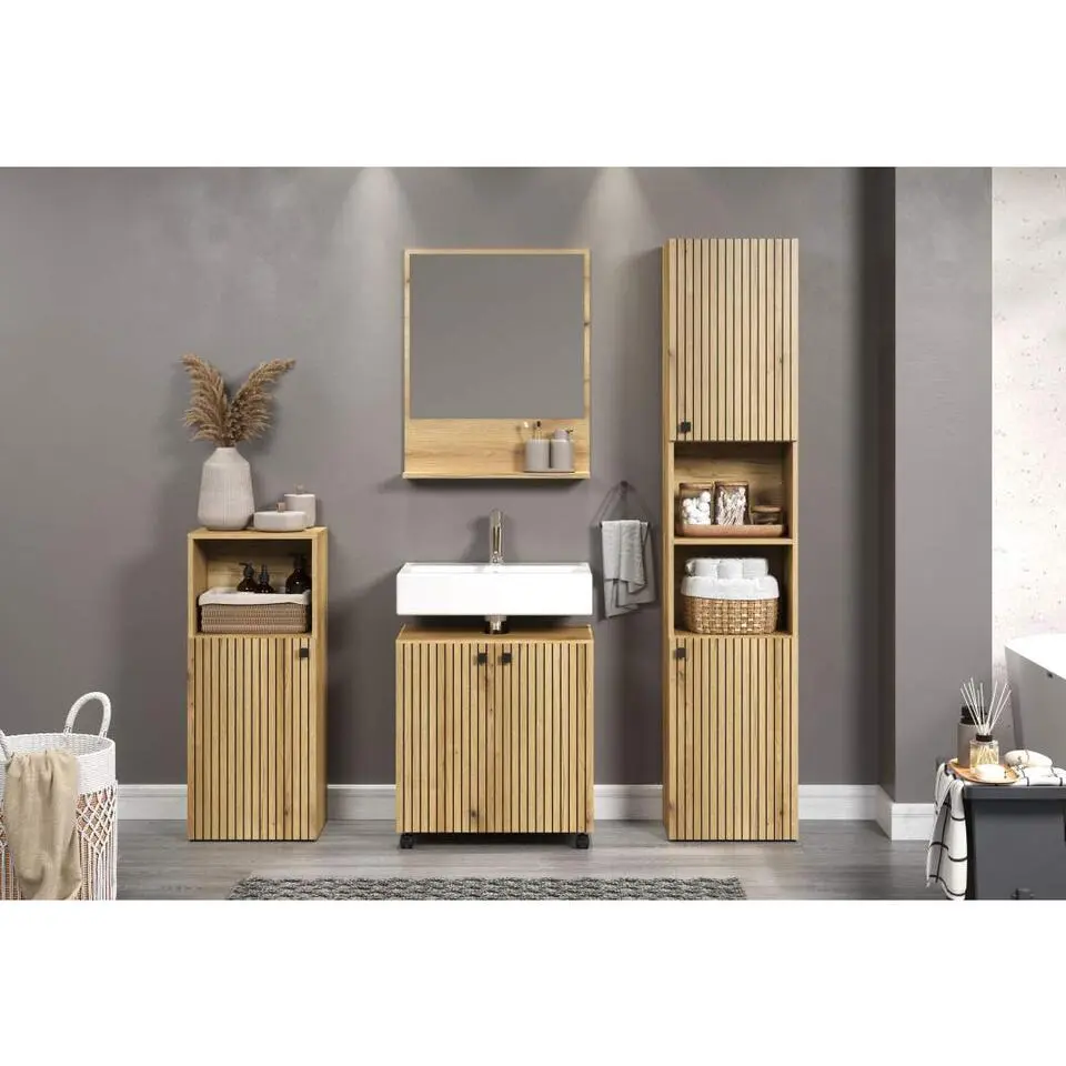 Hioshop PureBliss badkamerkast eik decor