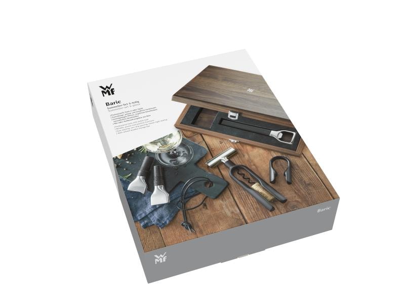 WMF Korkenzieher Set, 5-teilig, Walnuss Korkenzieher