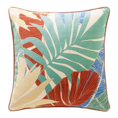Coussin imprimé hawaïen
