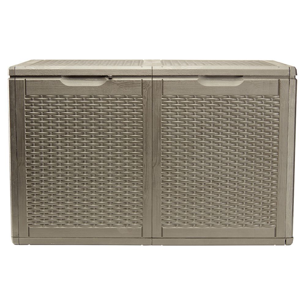 Coffre de rangement extérieur 180L fermeture par cadenas