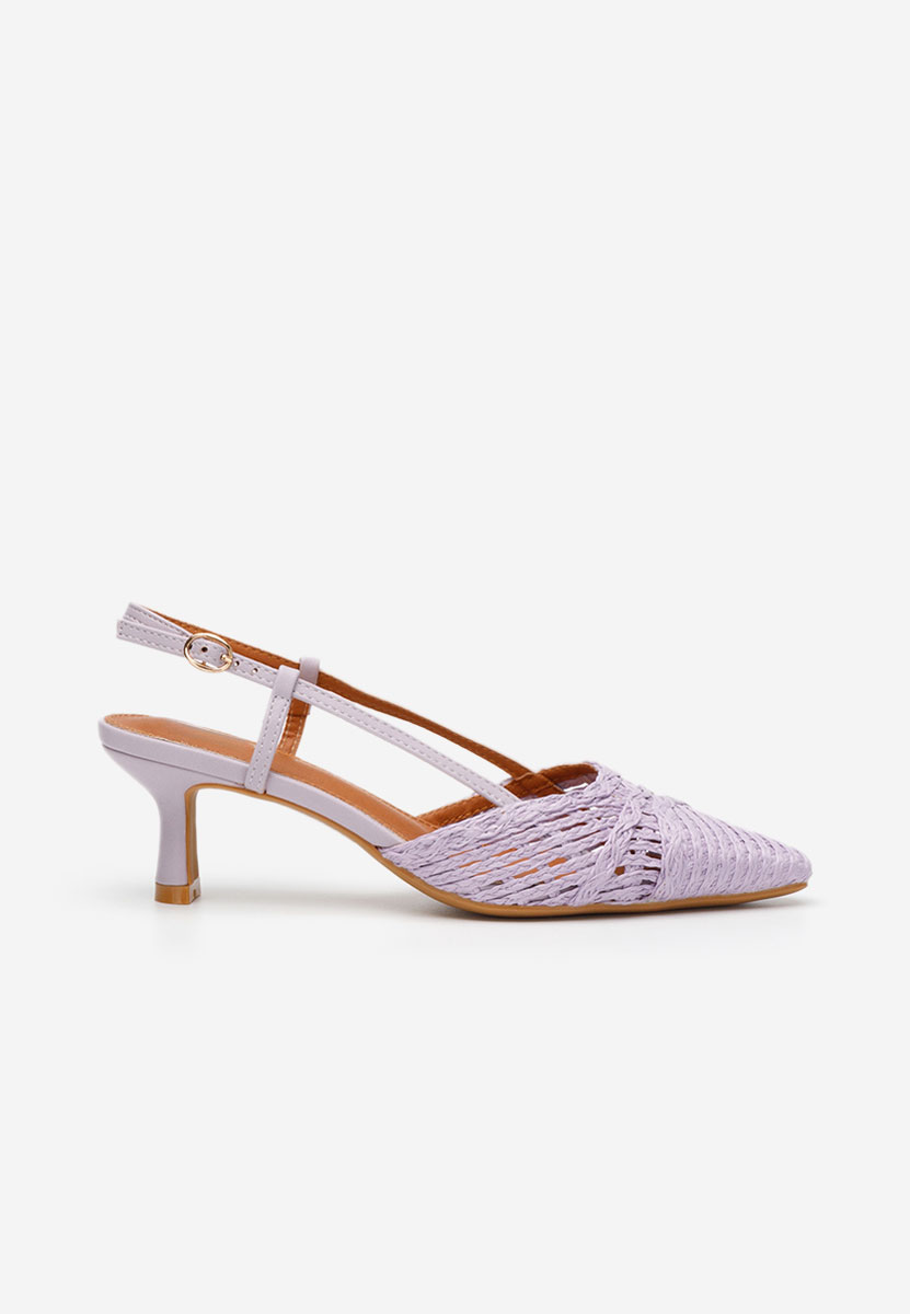 Chaussures slingback lilas Veratia
