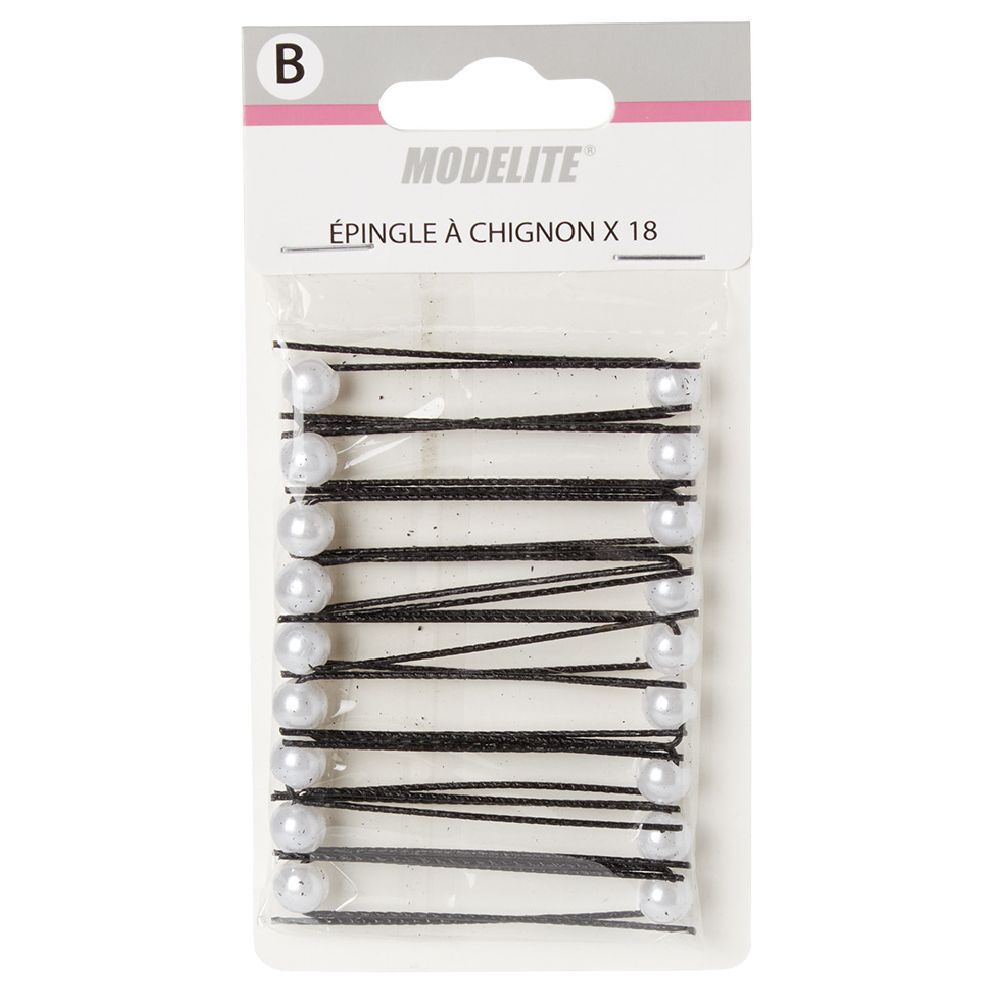 Épingle à chignon décor perle x18