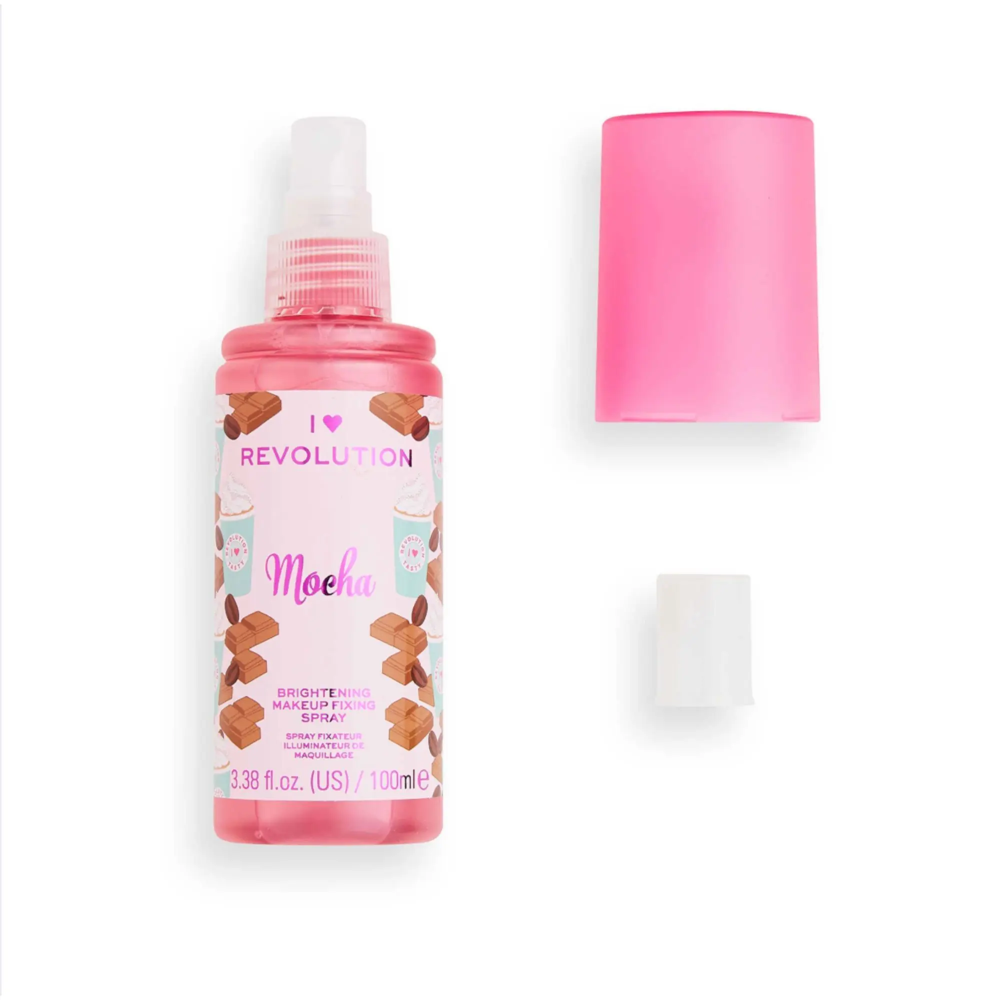I Heart Revolution - BRIGHTENING FIXING SPRAY MOCHA Spray Fixateur- Illuminateur