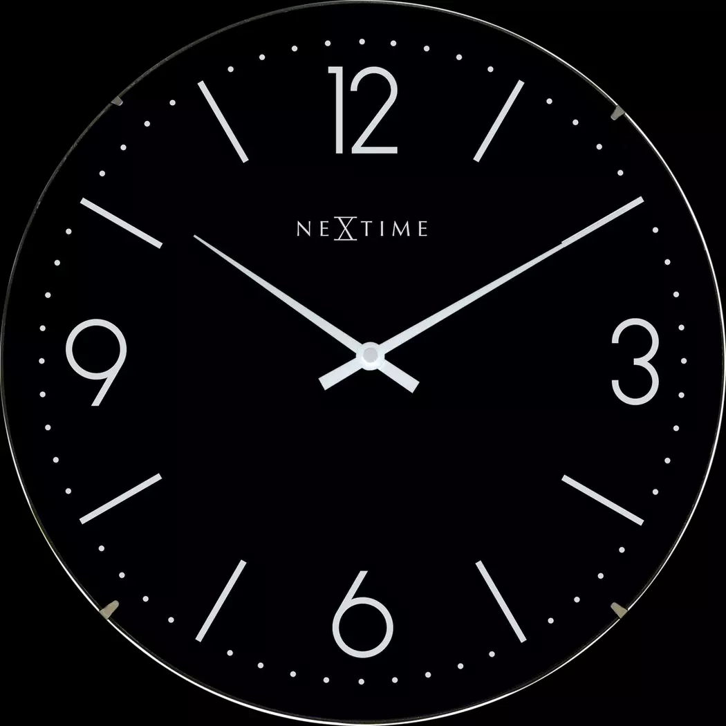 Quarzwanduhr Basic Dome Ø 35 cm
