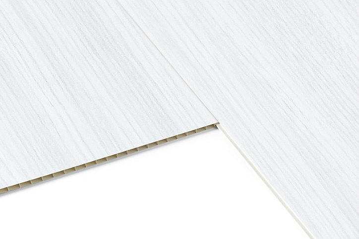 Lambris PVC Dumapan bois blanc mat 37,5 x 260 cm