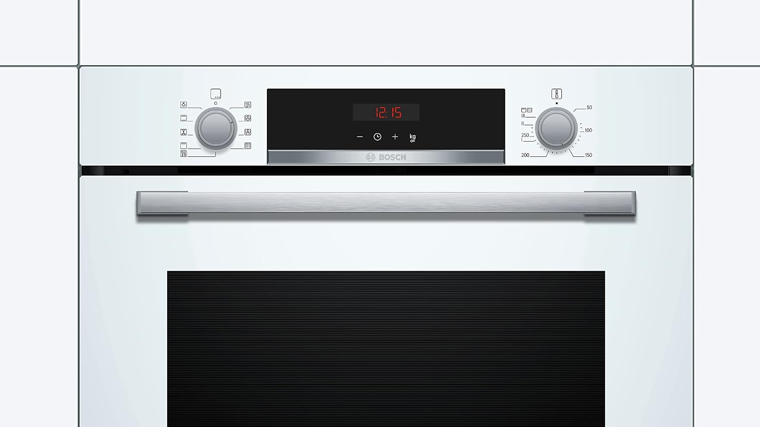 Bosch HBA534BR0 Four intégrable Série 4 - Four multi-fonctions - EcoClean - 3400 W - Grande capacité de 71L - Noir