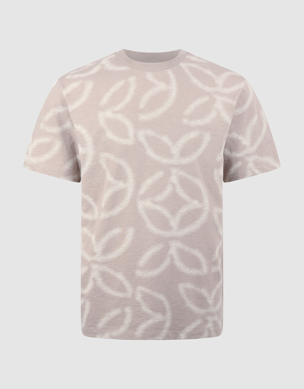 Blurred Logo T-shirt Lichtbruin