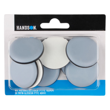HANDSON Meubelglijder PTFE Ø40 mm 8 stuks