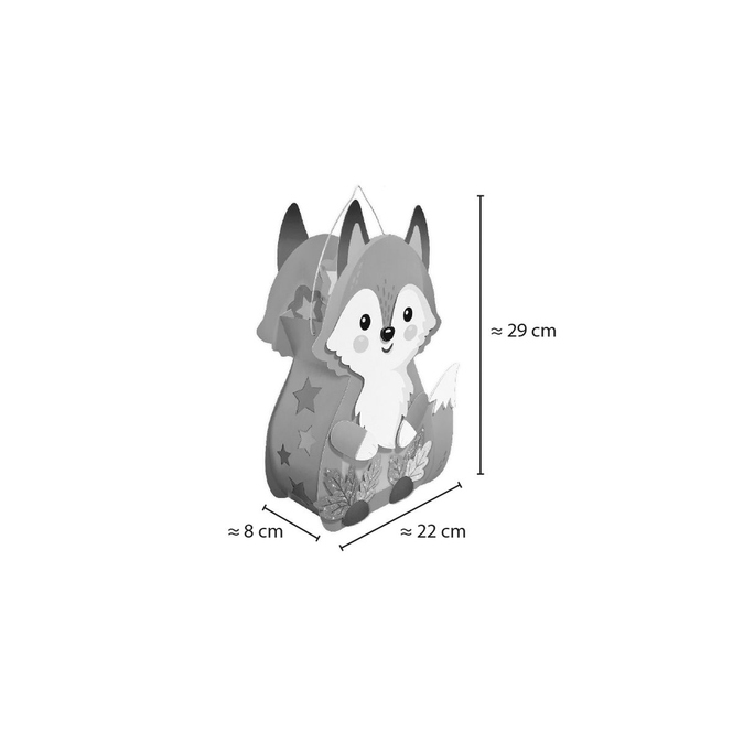 Laternen Bastelset - Fuchs