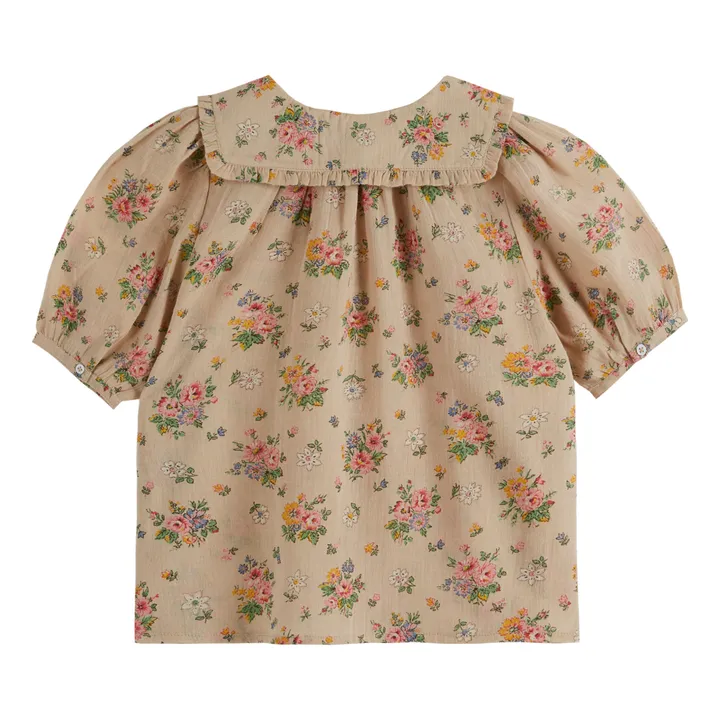 Emile et Ida Blouse Vintage Fleurie | Beige