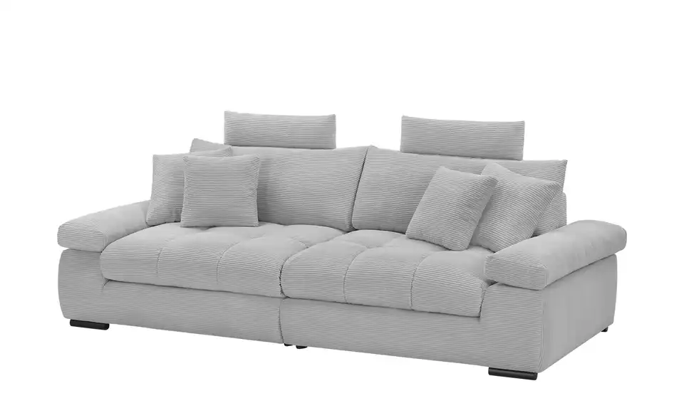 Big Sofa Hella 303 cm Hellgrau