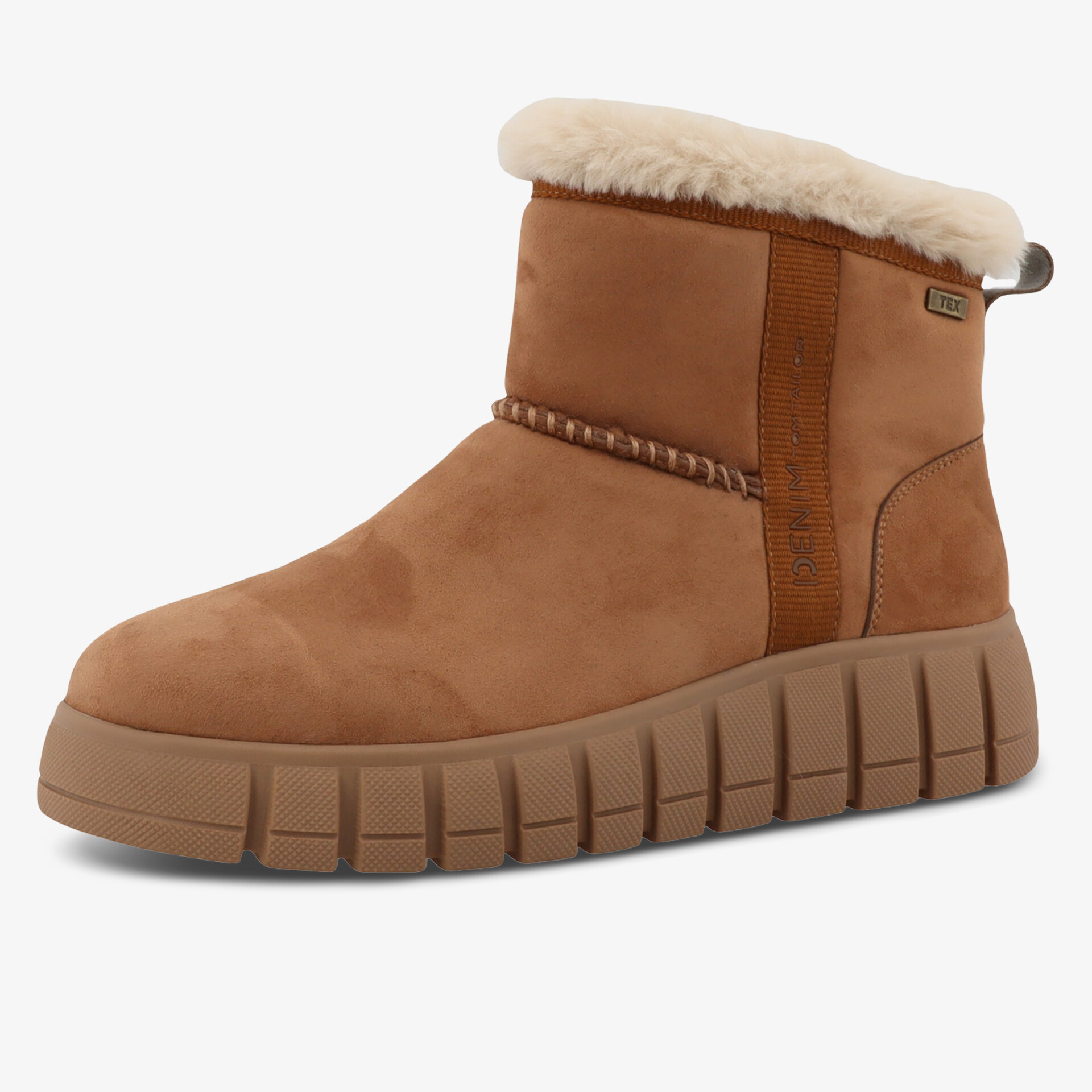 TOM TAILOR Damen Winter Boots cognac