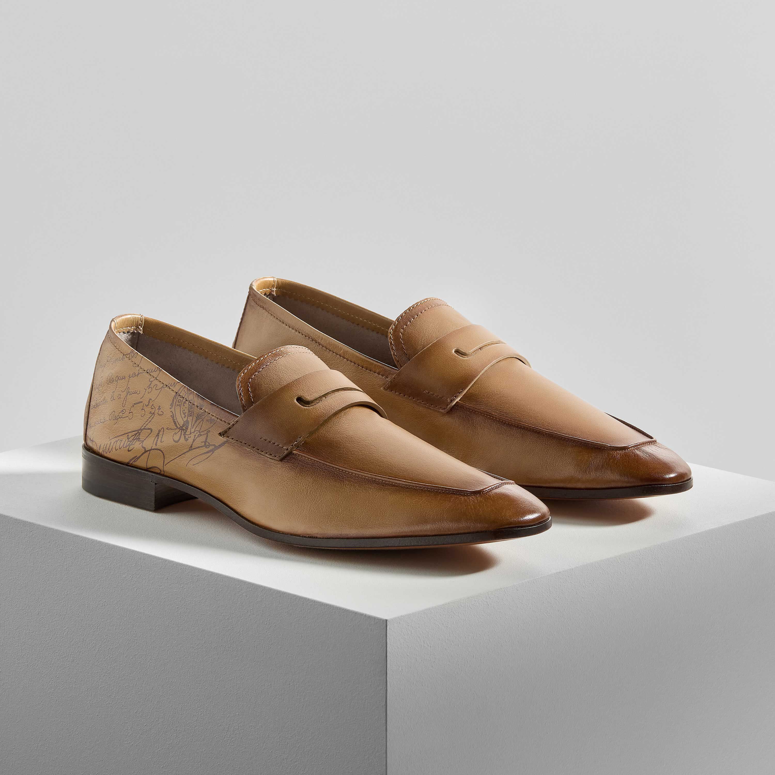 Mocassin Lorenzo En Cuir De Kangourou Scritto