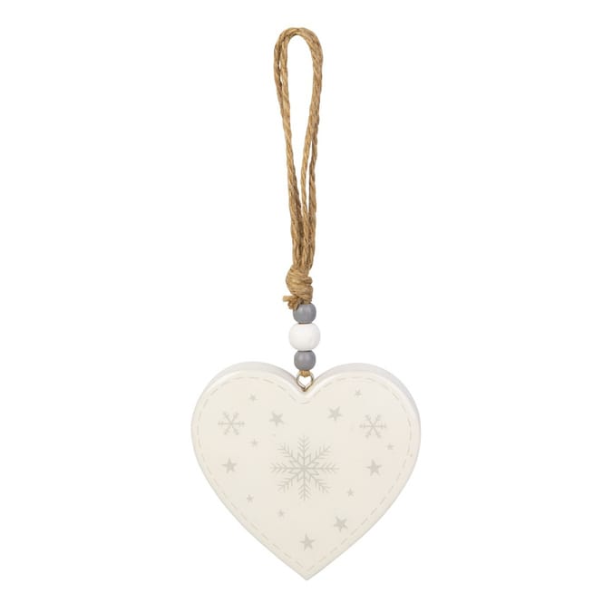 Dekohänger mit Schneeflocken - ca. 10,5 - 13 cm - 1 Stück