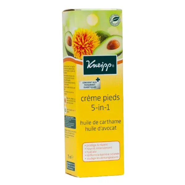 Creme para os pés Kneipp 5 em 1 75ml