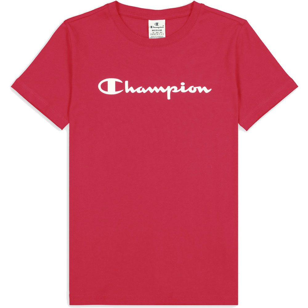 Champion Crewneck T-Shirt Damen rot
