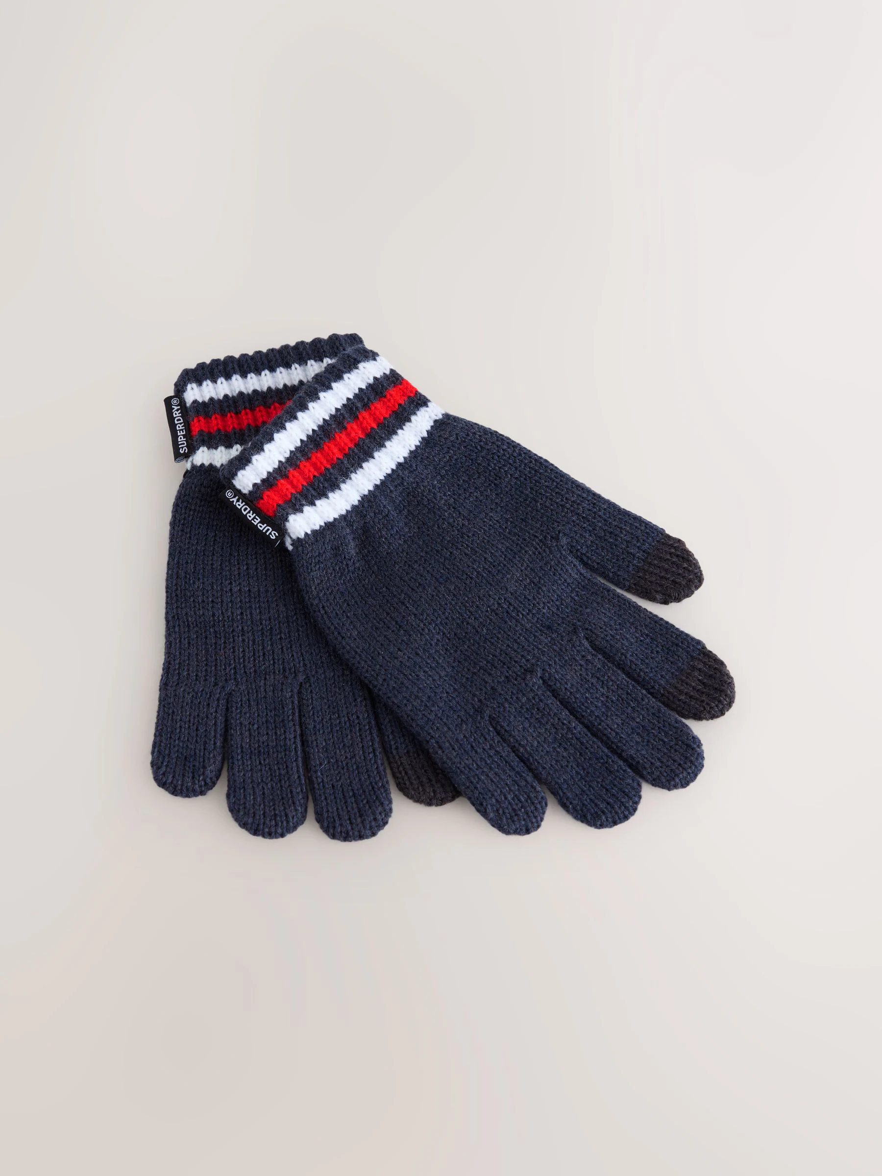 Superdry Pom Hat and Gloves Set
