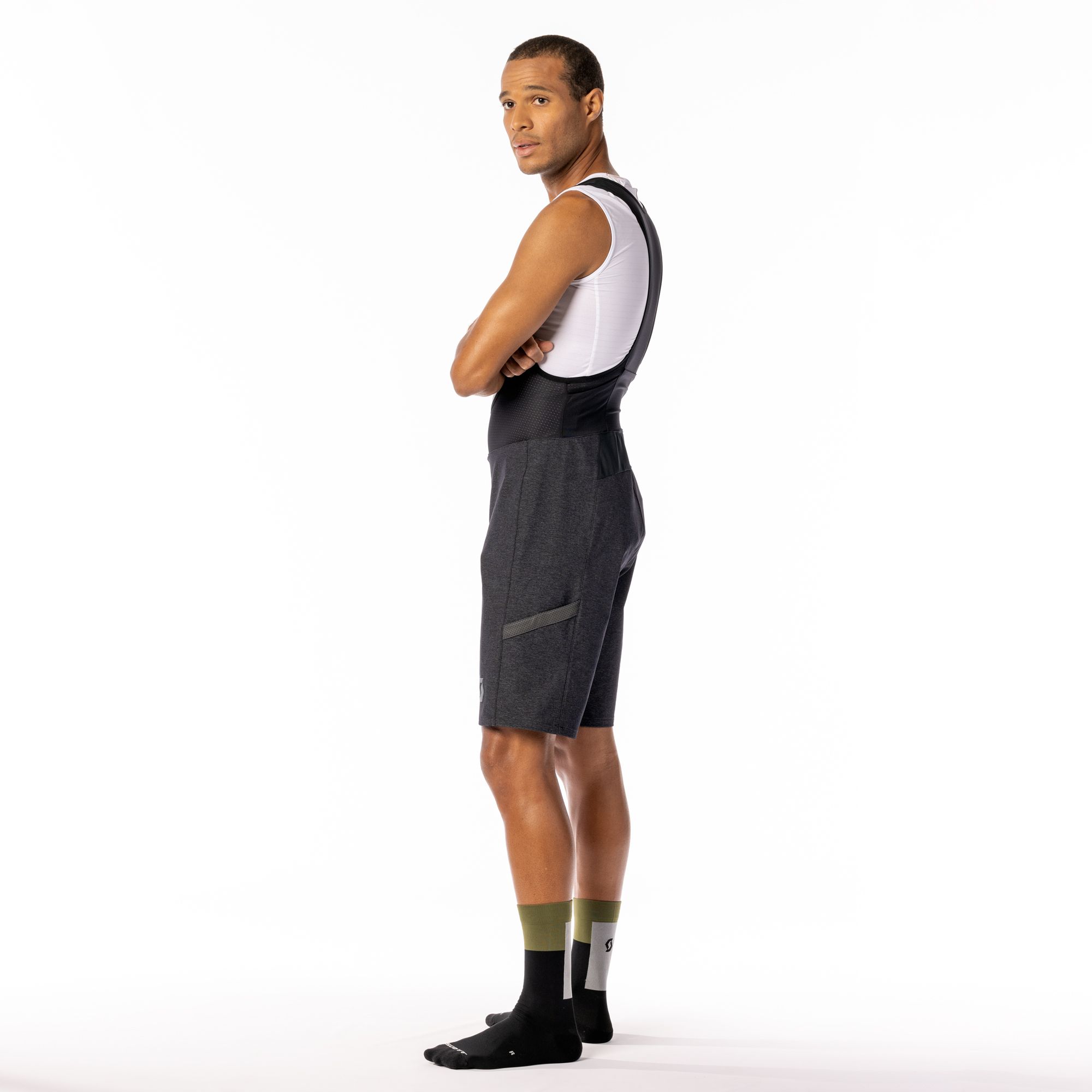 SCOTT Gravel Hybrid Shorts Sort/Grå