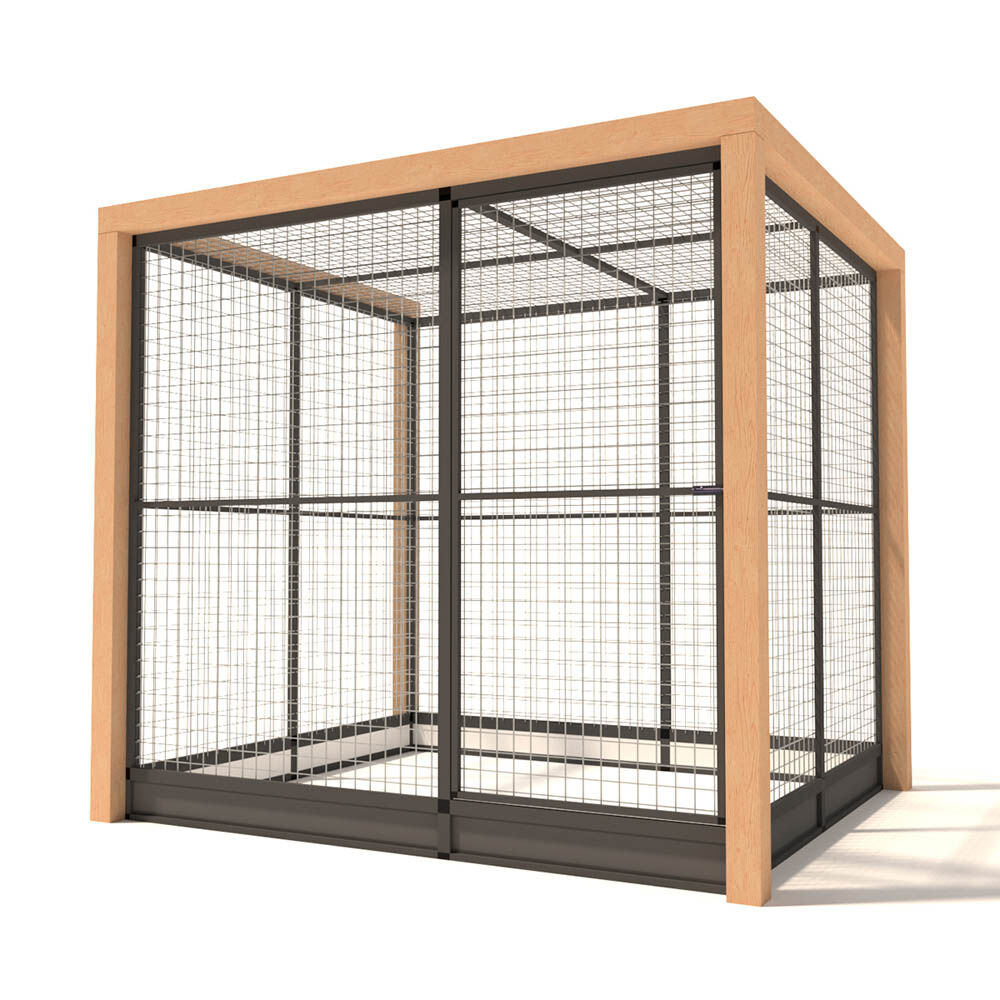Glorenza Valentijn - Kattenren - Antraciet - 202x190x224 cm