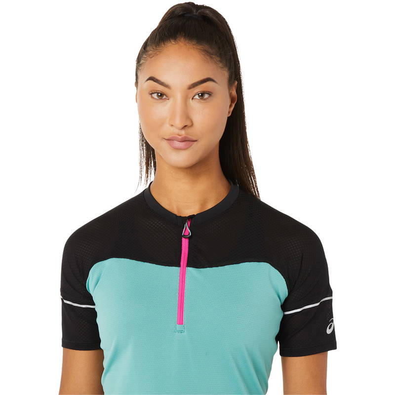 Asics Fujitrail 1/2 Zip Trail Løbe T-shirt Dame