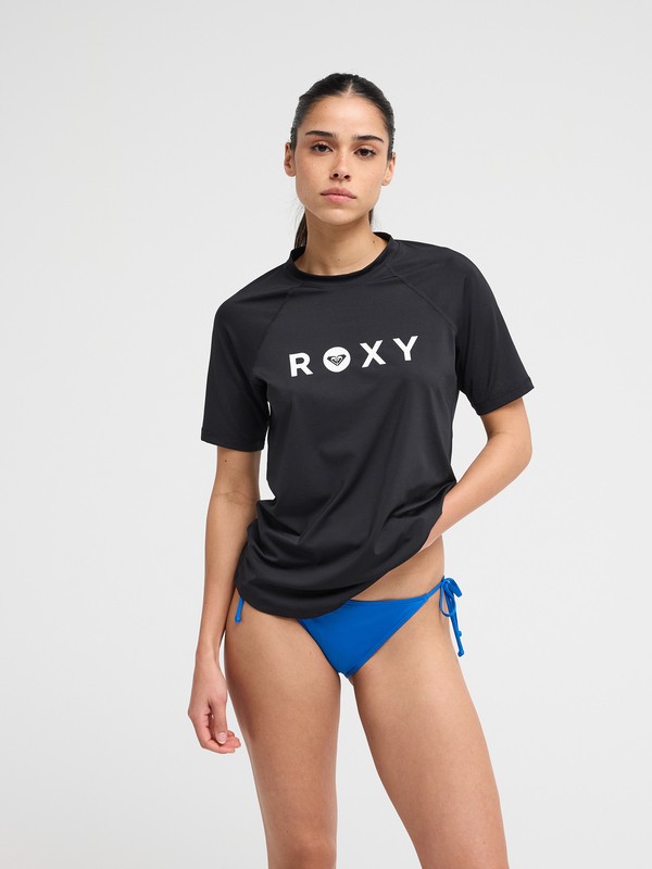 Essential Lycra manches courtes Noir Femme