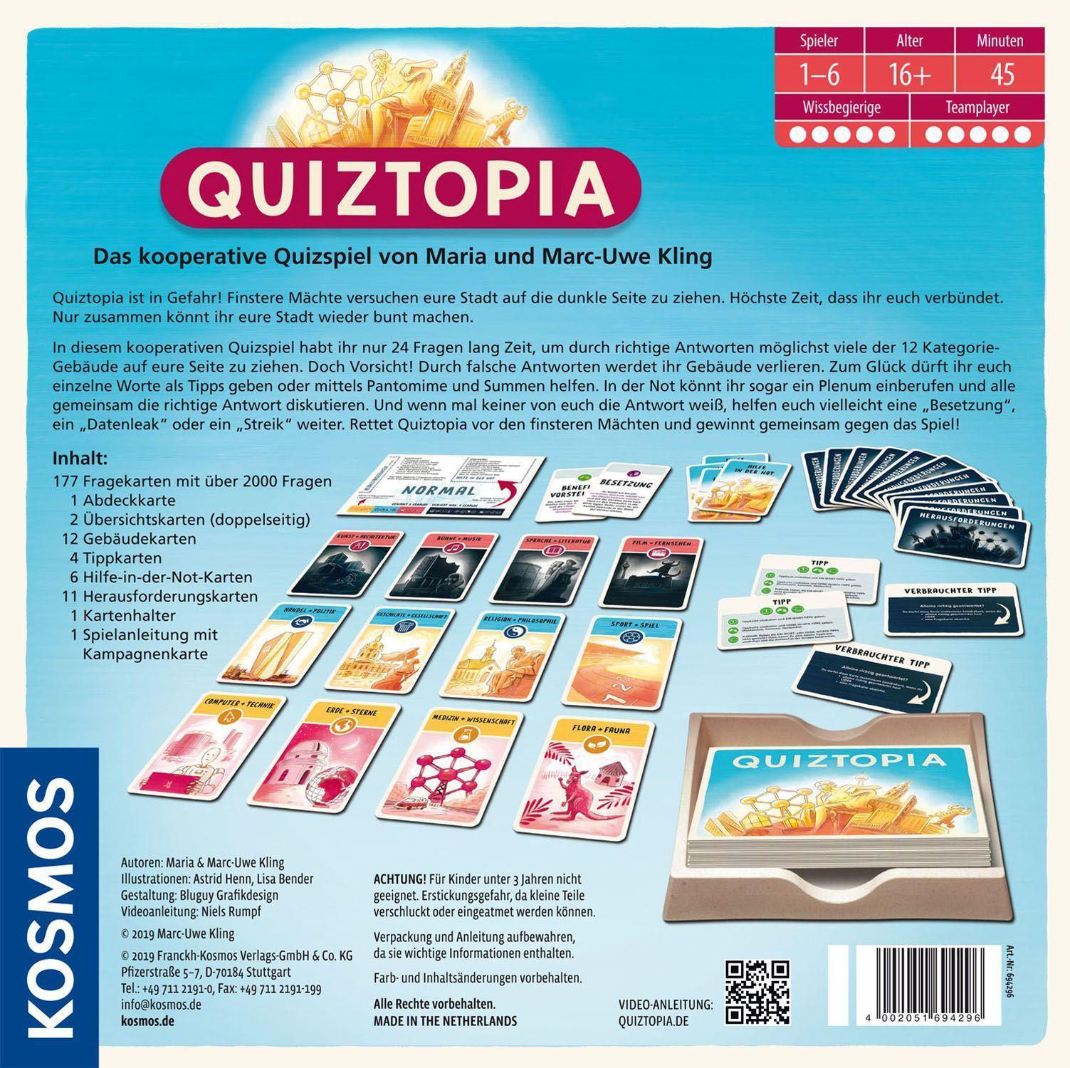 Gesellschaftsspiel – Quiztopia
