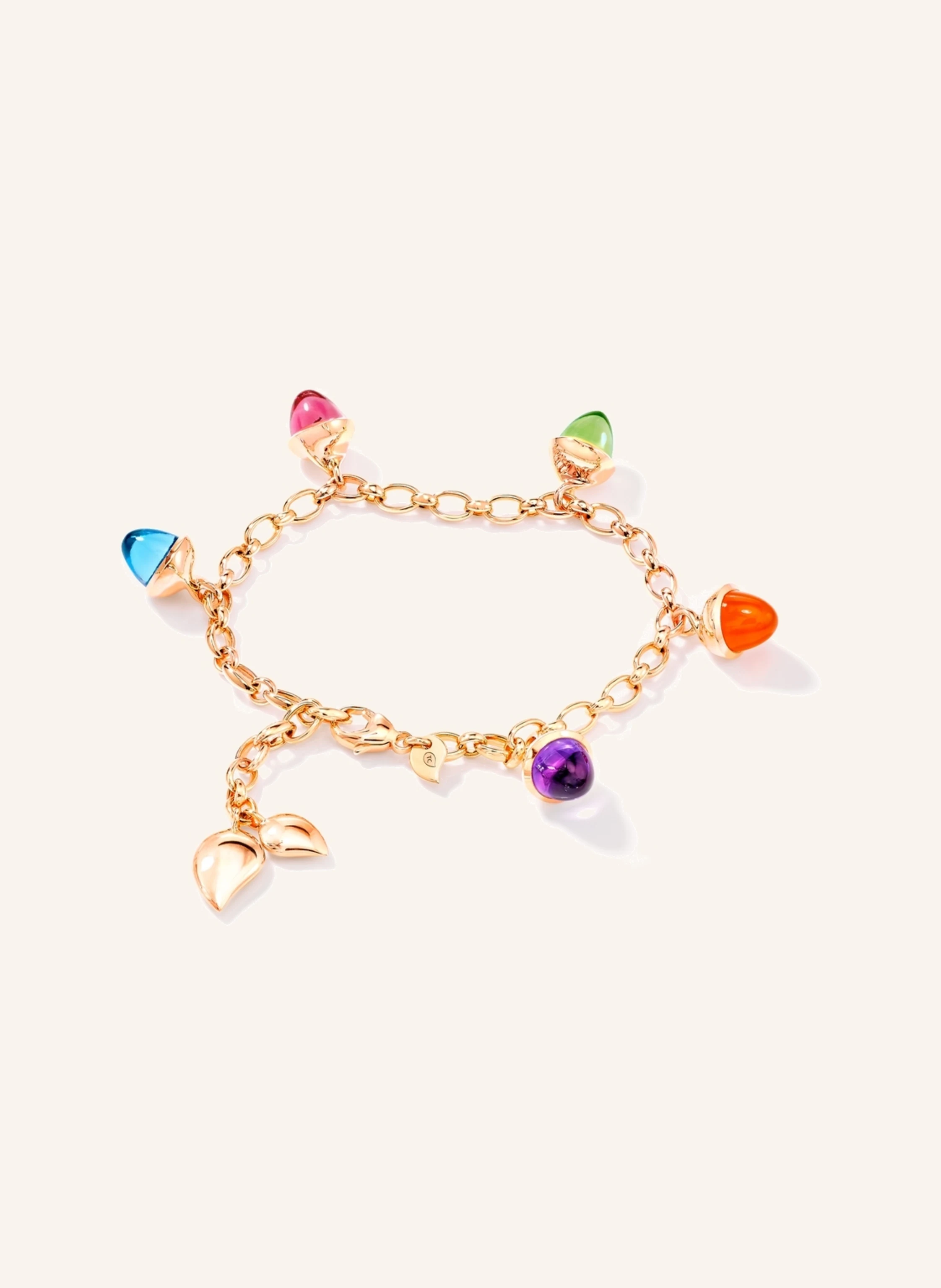 TAMARA COMOLLI Armband MIKADO FLAMENCO CANDY aus 18 Karat Roségold und Edelsteinen