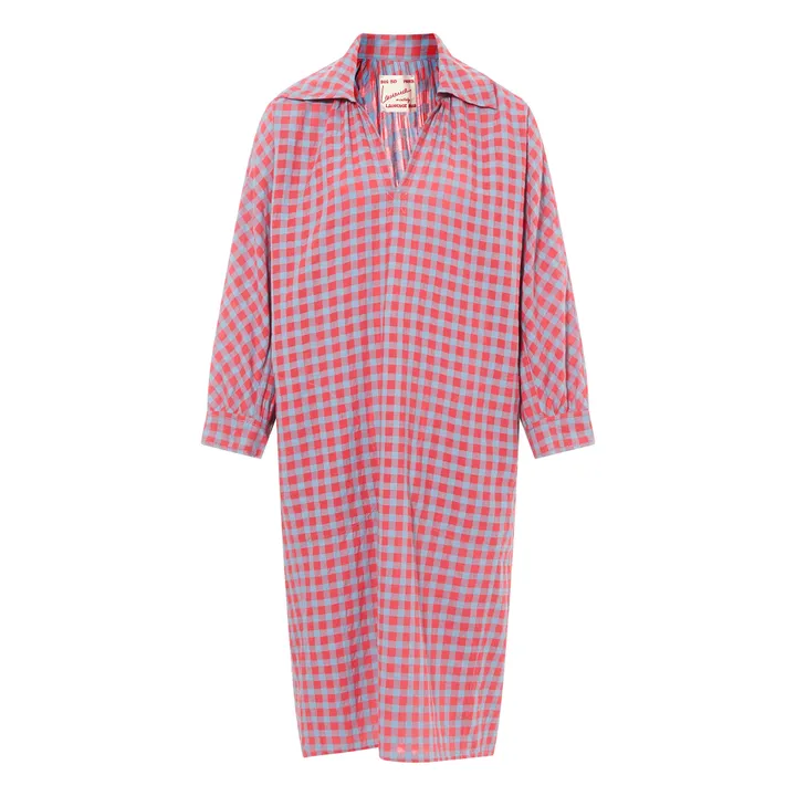 Laurence Bras Robe Ecosse Carreaux | Rouge