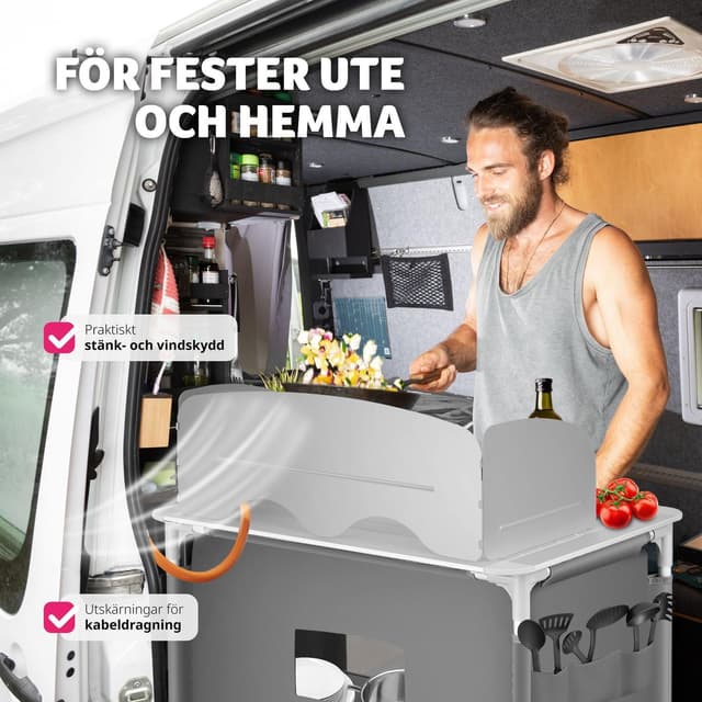 Campingkøkken Premium med 2 rum
