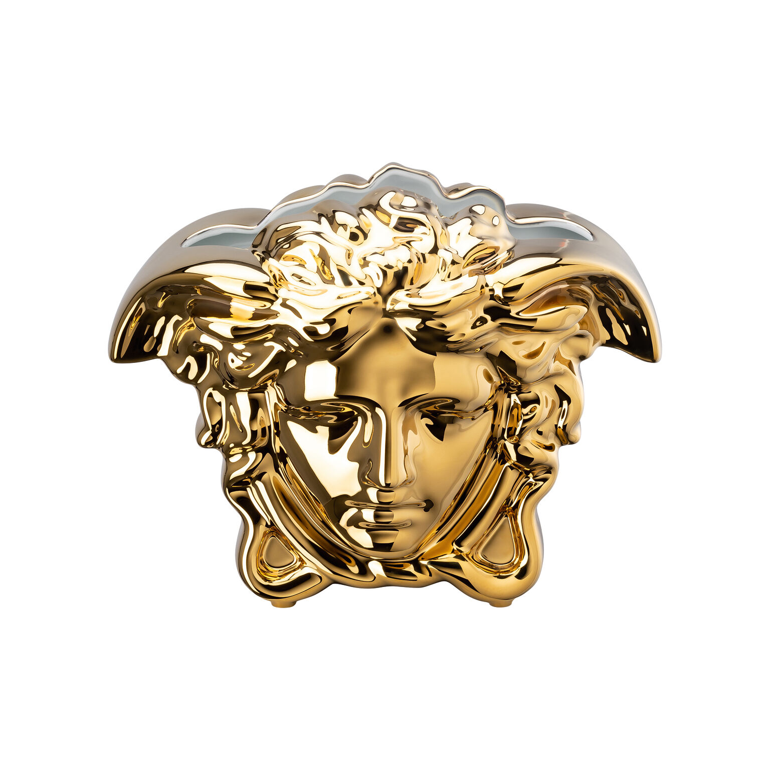 Medusa Grande Gold Vase 21 cm