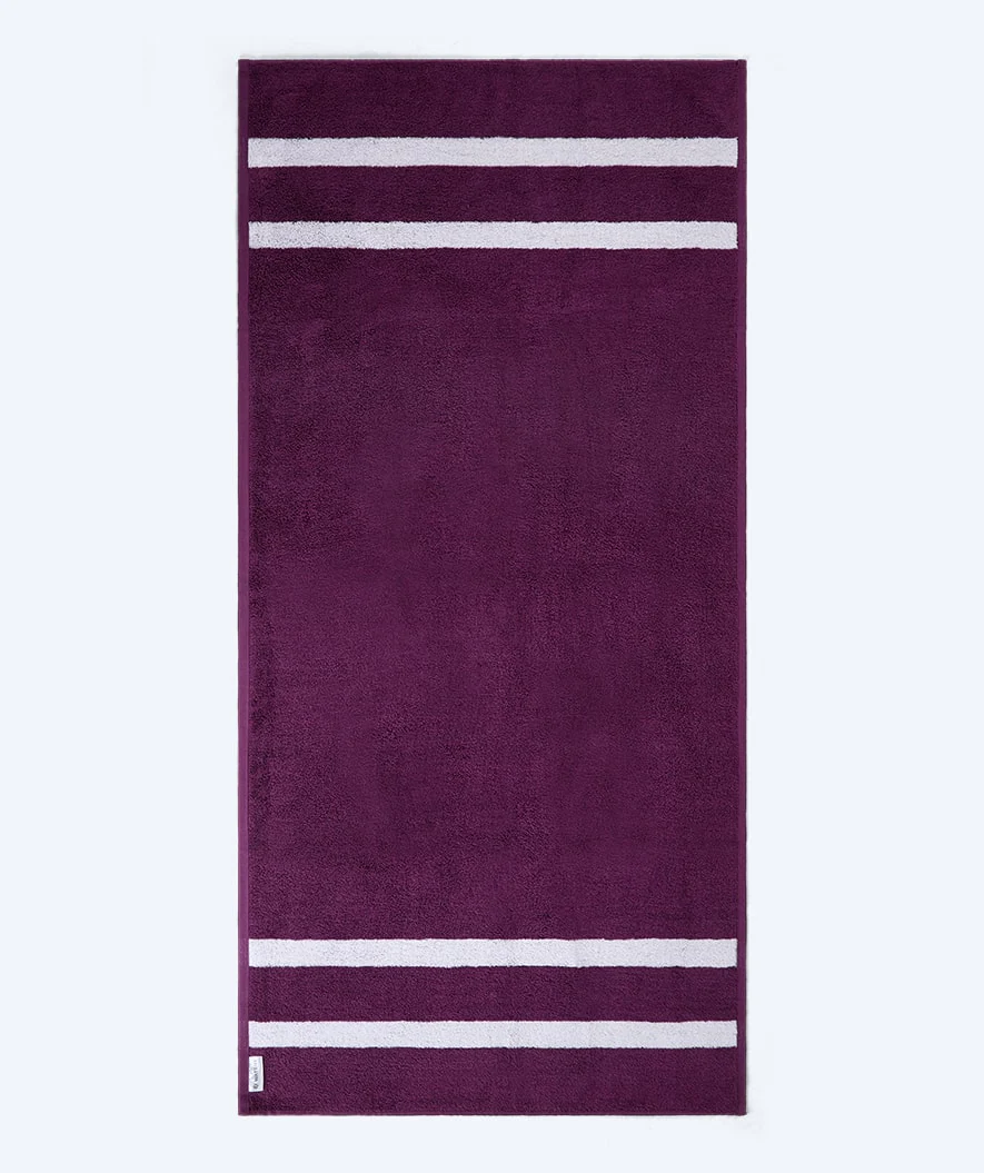 Watery badehåndklæde - Heat Swim Bomuld - Hydra Purple