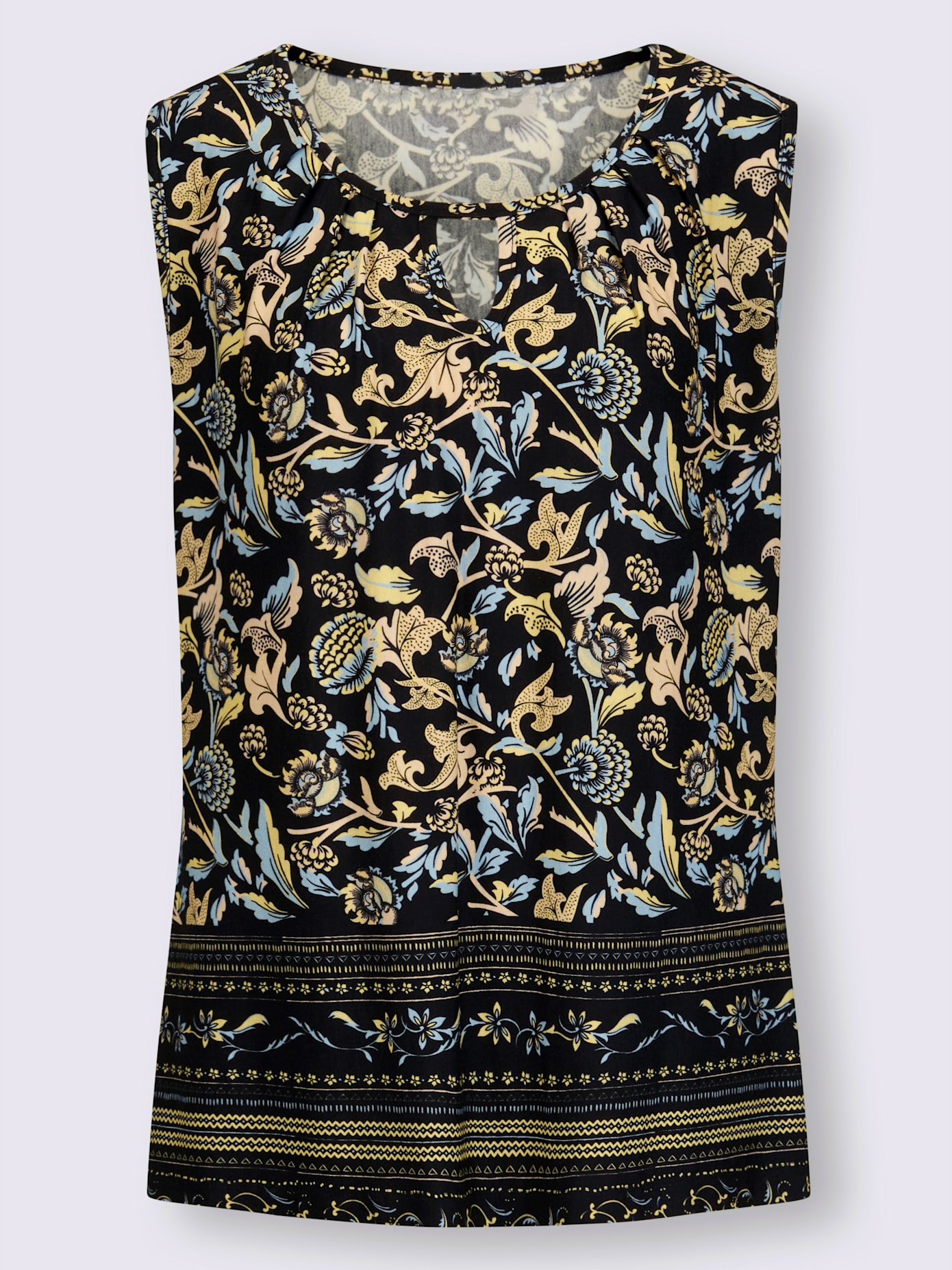 Débardeur imprimé joli motif floral