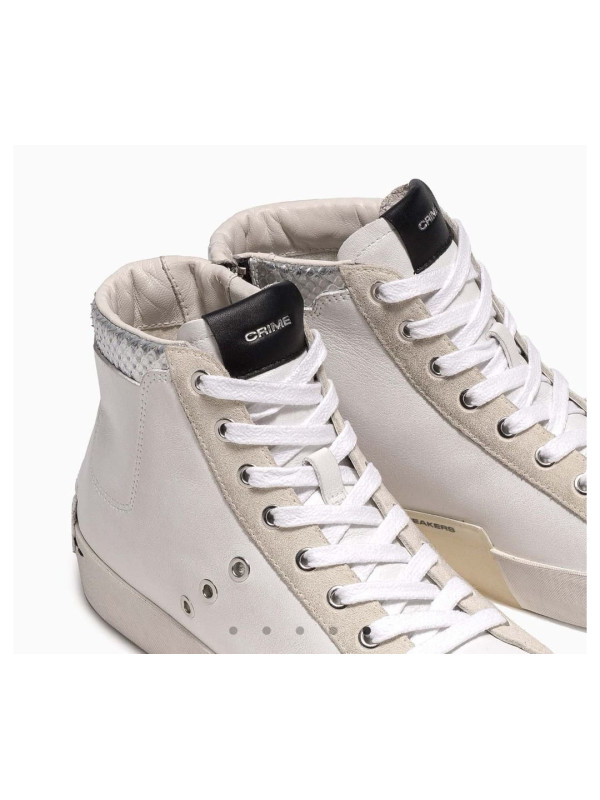 Sneakers HIGH TOP HERITAGE White - Crime London
