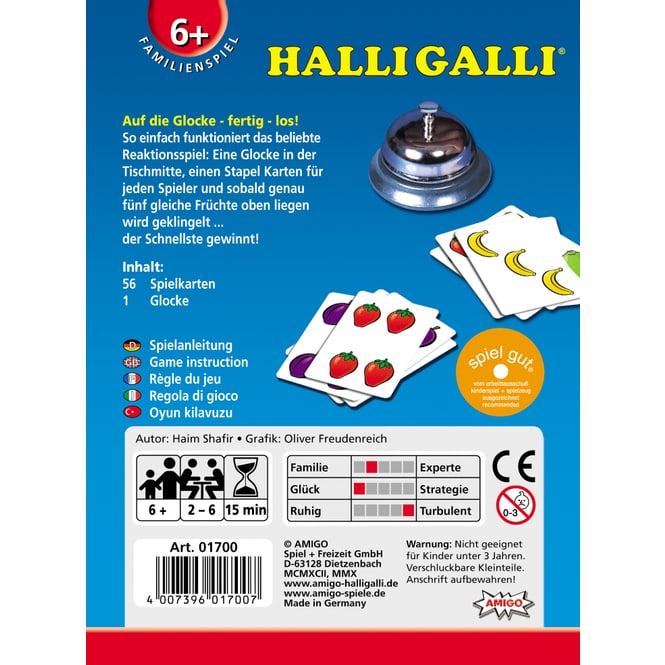 Halli Galli - Kartenspiel